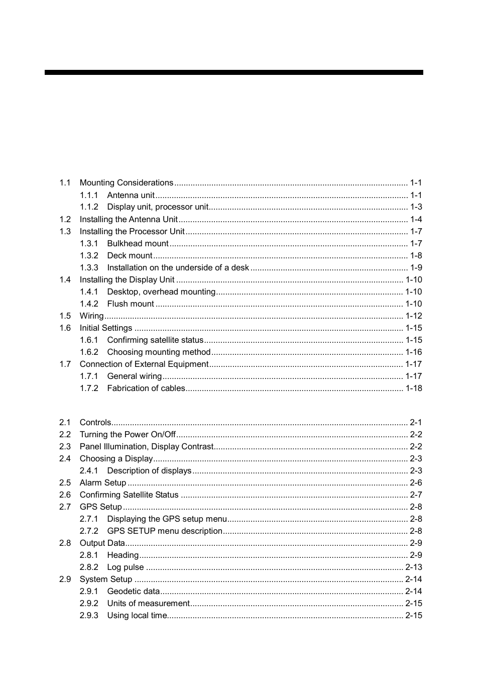 Furuno SC-110 User Manual | Page 4 / 93