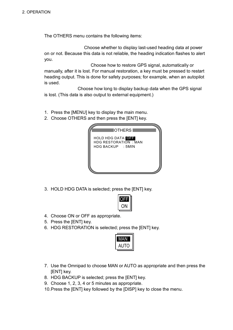 11 others menu | Furuno SC-110 User Manual | Page 48 / 93