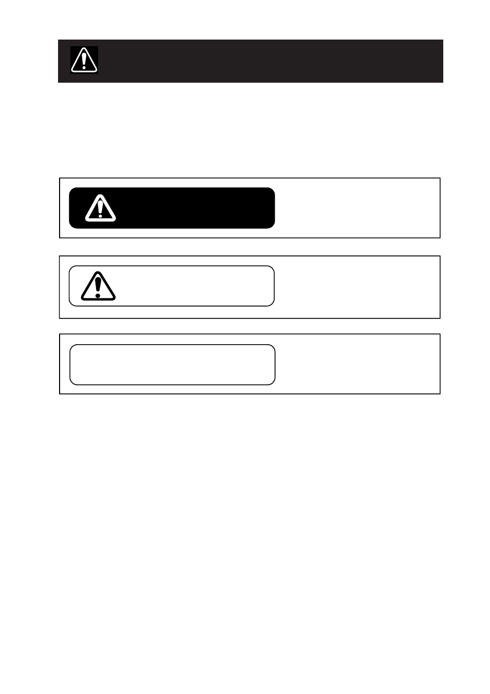Safety instructions, Warning caution notice | Furuno FM-8500 User Manual | Page 3 / 46