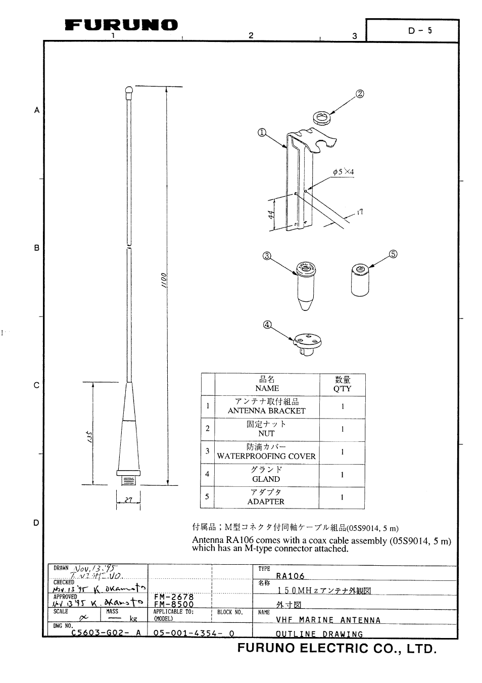 Furuno FM-8500 User Manual | Page 37 / 46