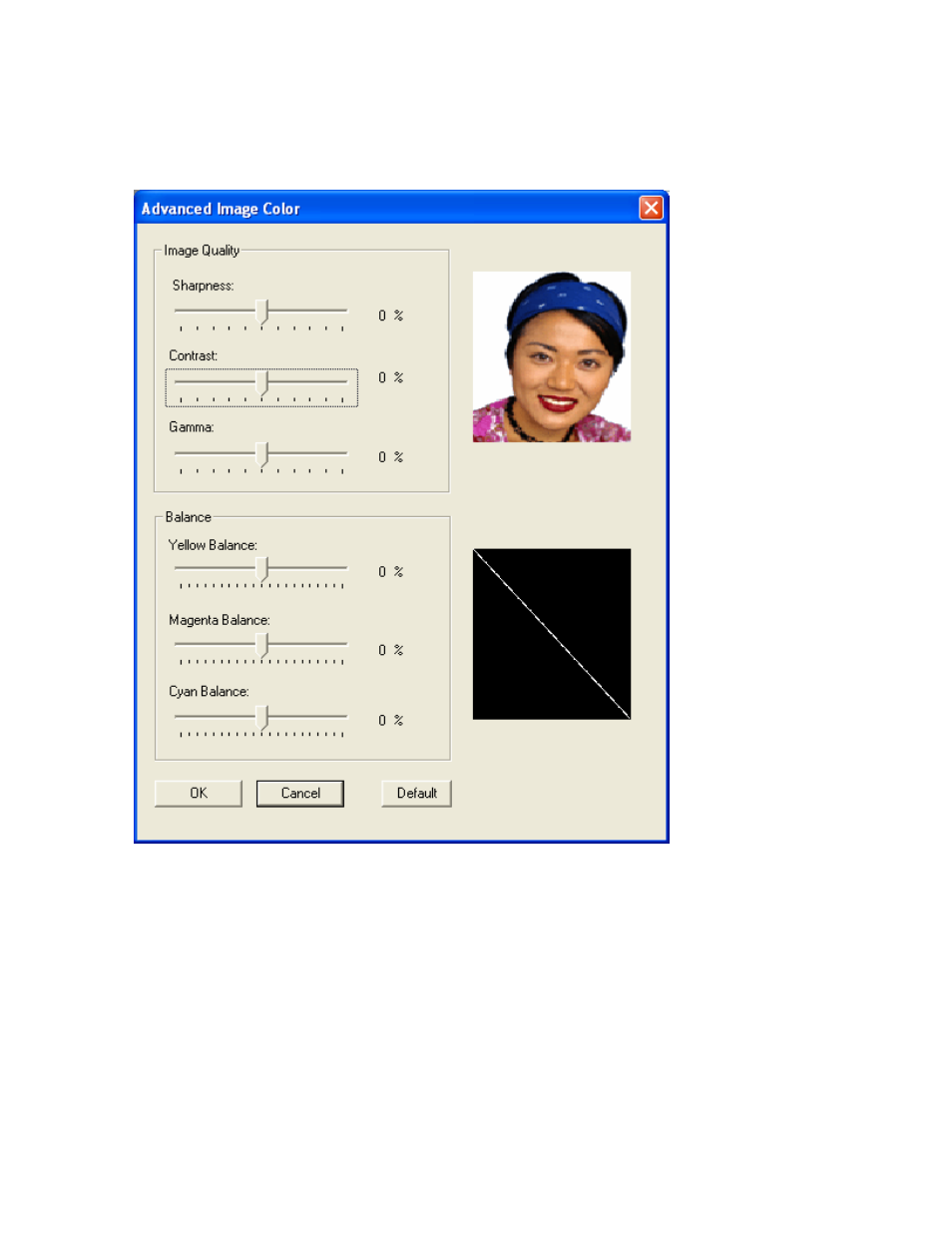 Using the image color tab | FARGO electronic HDPii User Manual | Page 226 / 373