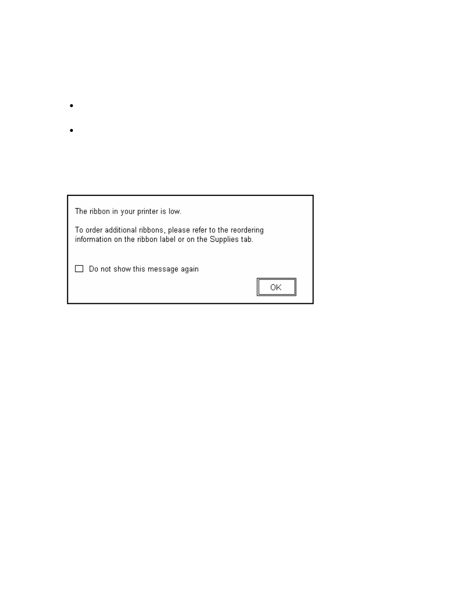 Using the event monitoring group box, Reviewing the ribbon low message, Using the event monitoring group box -19 | Reviewing the ribbon low message -19 | FARGO electronic HDPii User Manual | Page 300 / 373