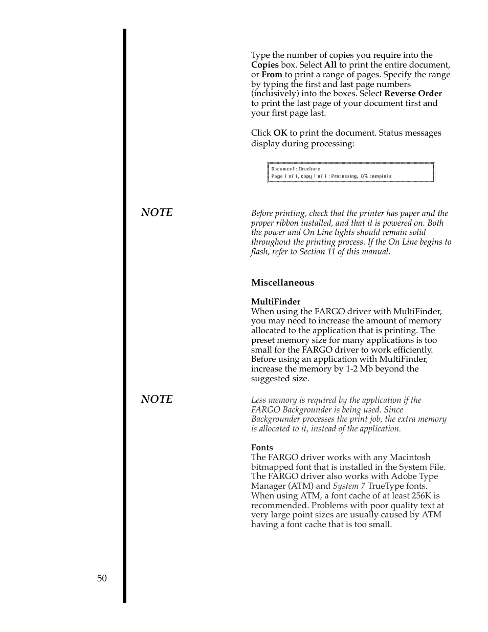 Miscellaneous | FARGO electronic 76503 User Manual | Page 52 / 95