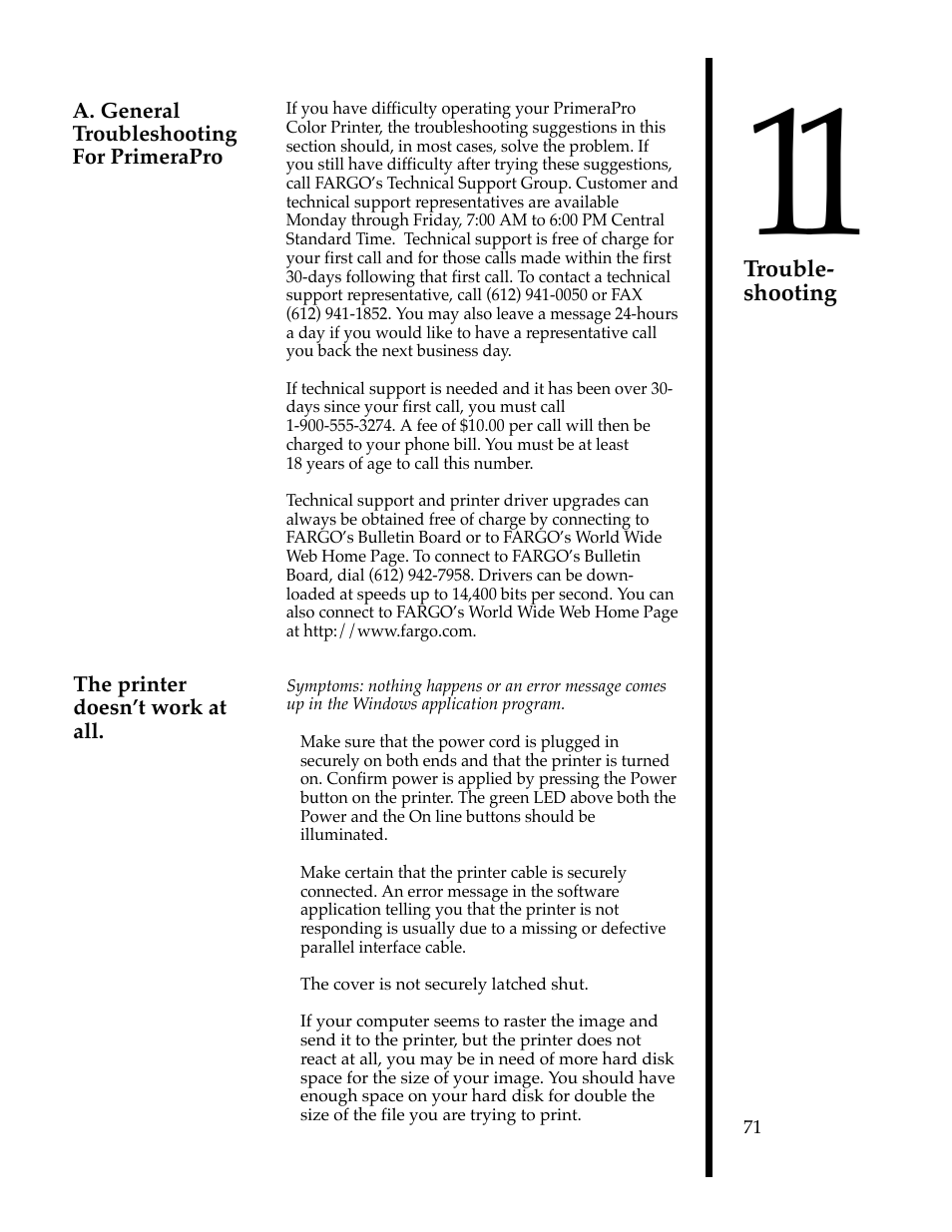 FARGO electronic 76503 User Manual | Page 73 / 95