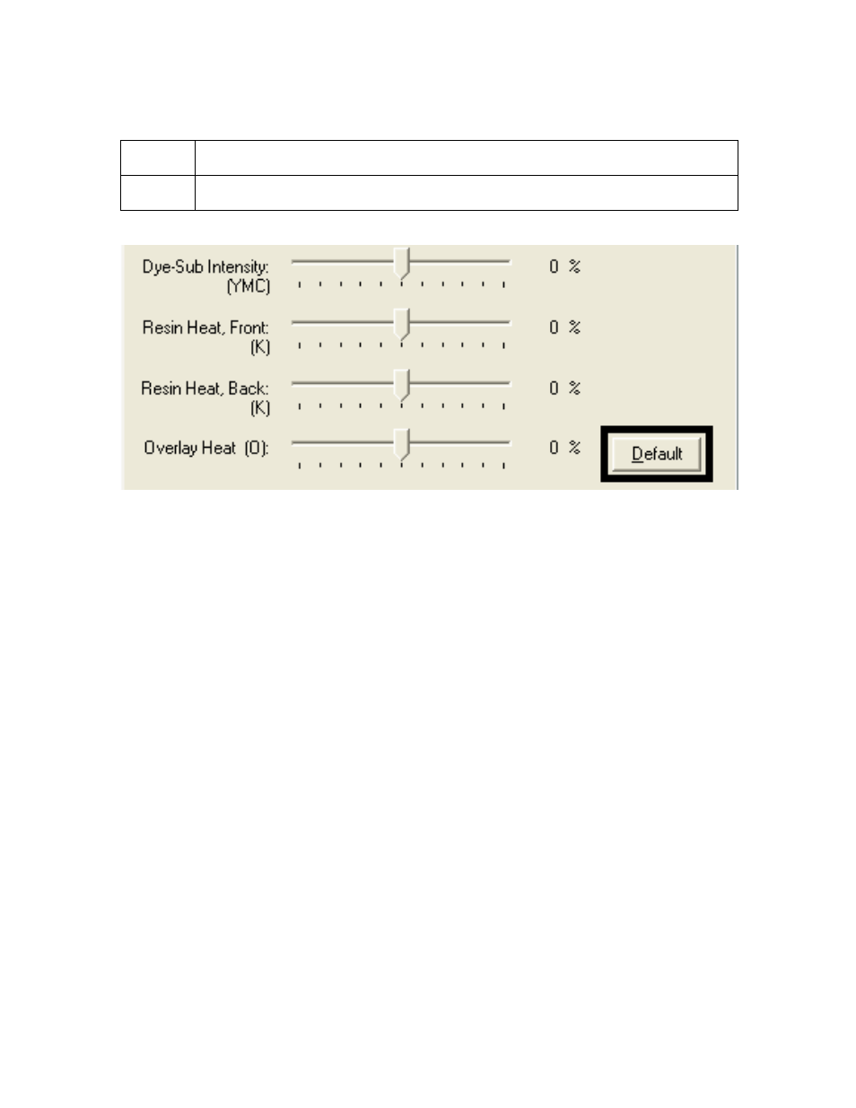 Using the color matching option and default button | FARGO electronic C30 User Manual | Page 138 / 298