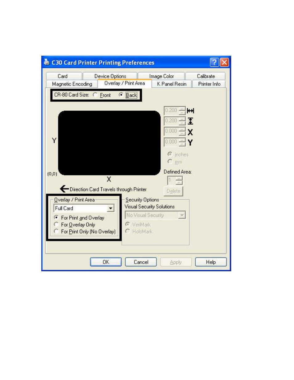 FARGO electronic C30 User Manual | Page 163 / 298