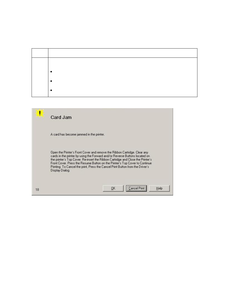 Resolving a card jam error -28, Resolving a card jam error | FARGO electronic C30 User Manual | Page 81 / 298