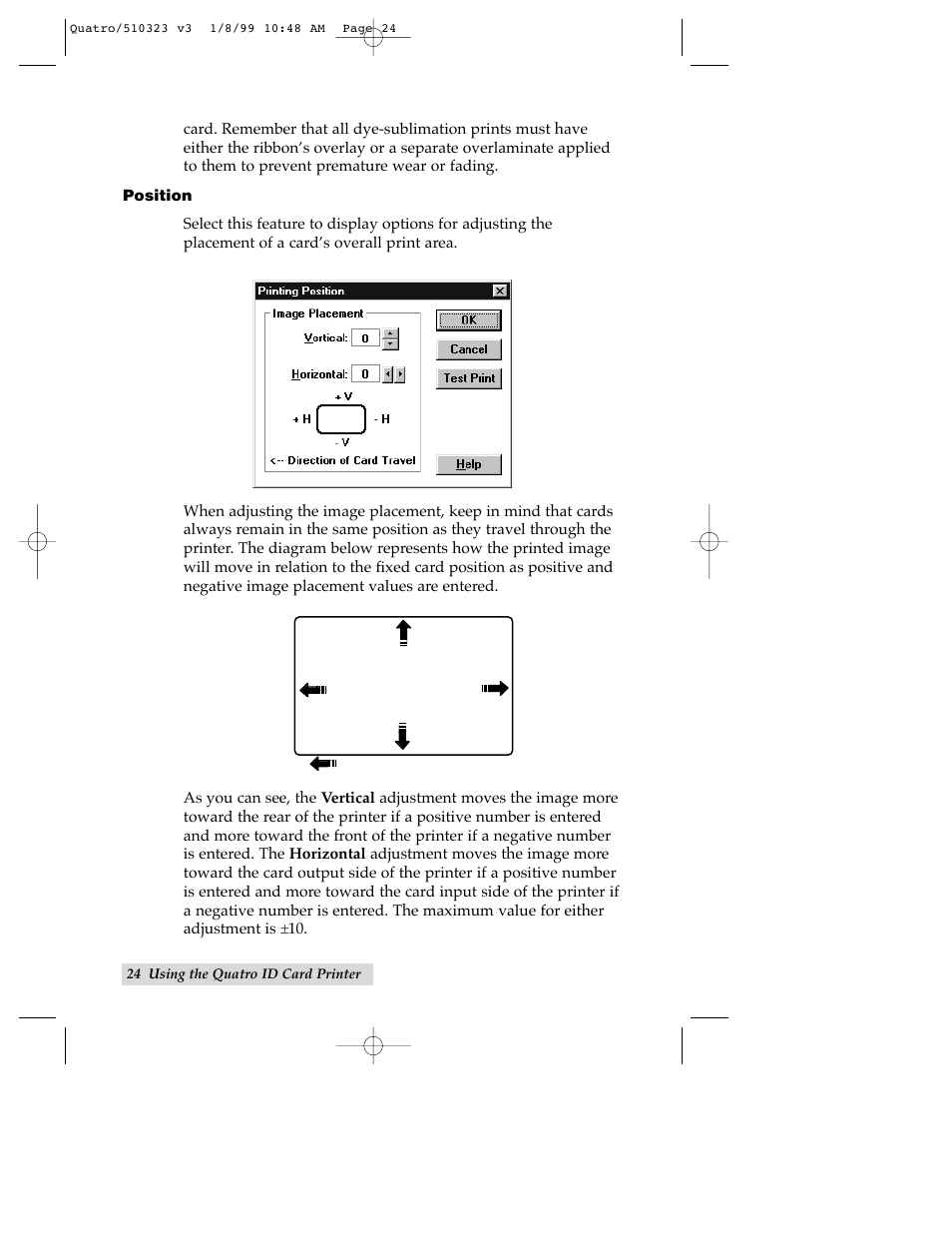 FARGO electronic Quatro ID Card Printer User Manual | Page 28 / 56
