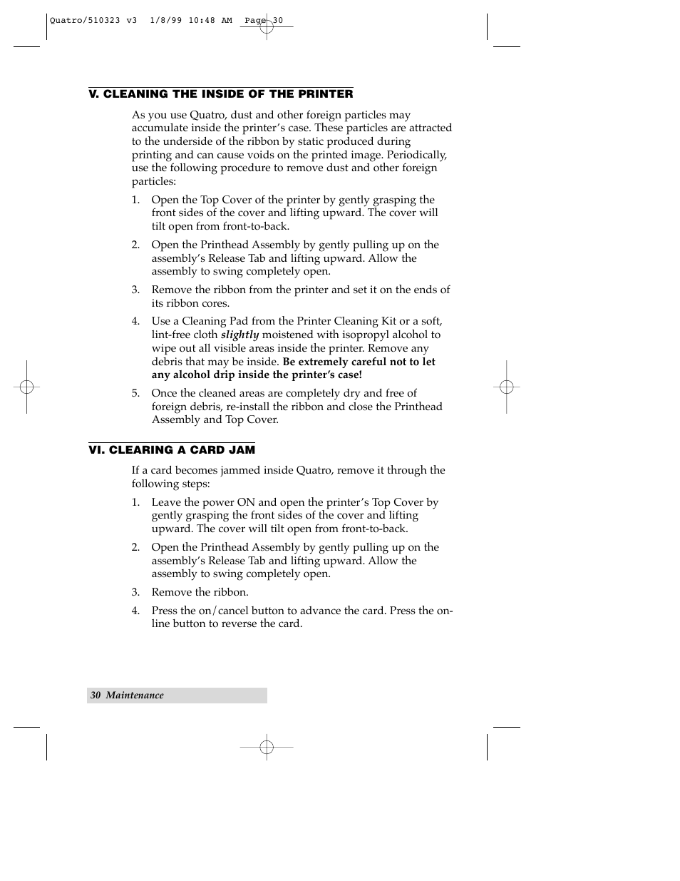 FARGO electronic Quatro ID Card Printer User Manual | Page 34 / 56