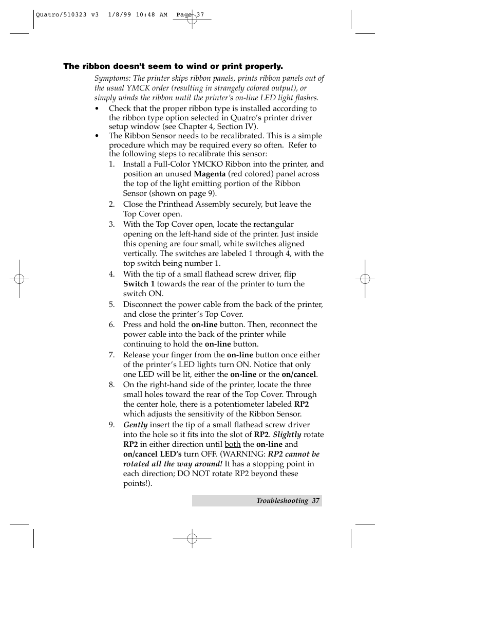 FARGO electronic Quatro ID Card Printer User Manual | Page 41 / 56