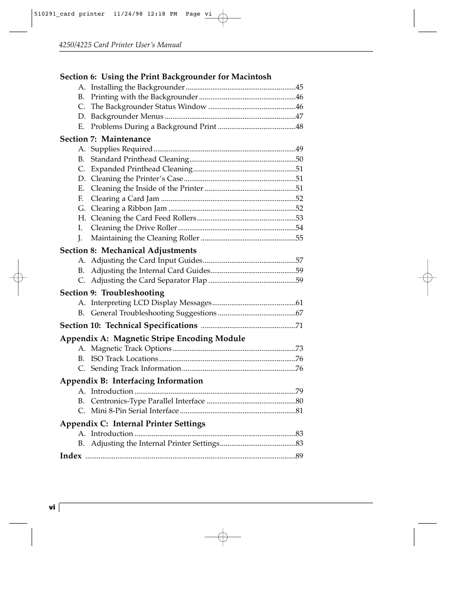 FARGO electronic Card Printer User Manual | Page 5 / 96