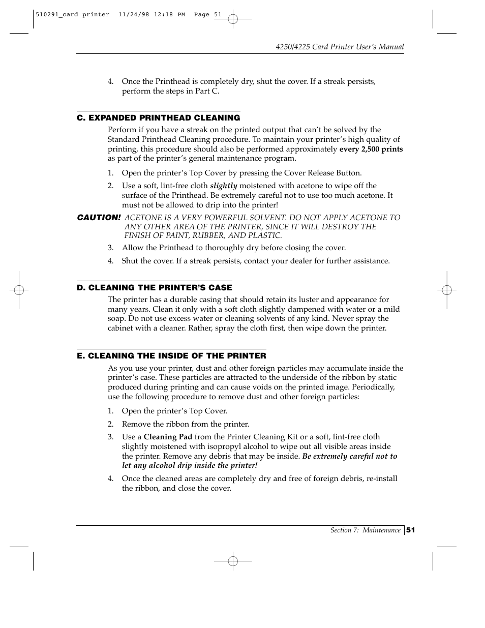 FARGO electronic Card Printer User Manual | Page 56 / 96