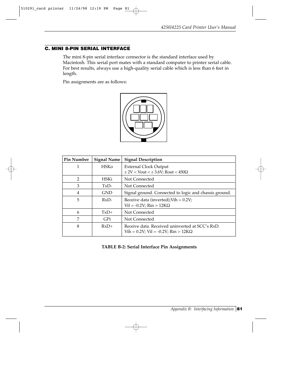 FARGO electronic Card Printer User Manual | Page 86 / 96