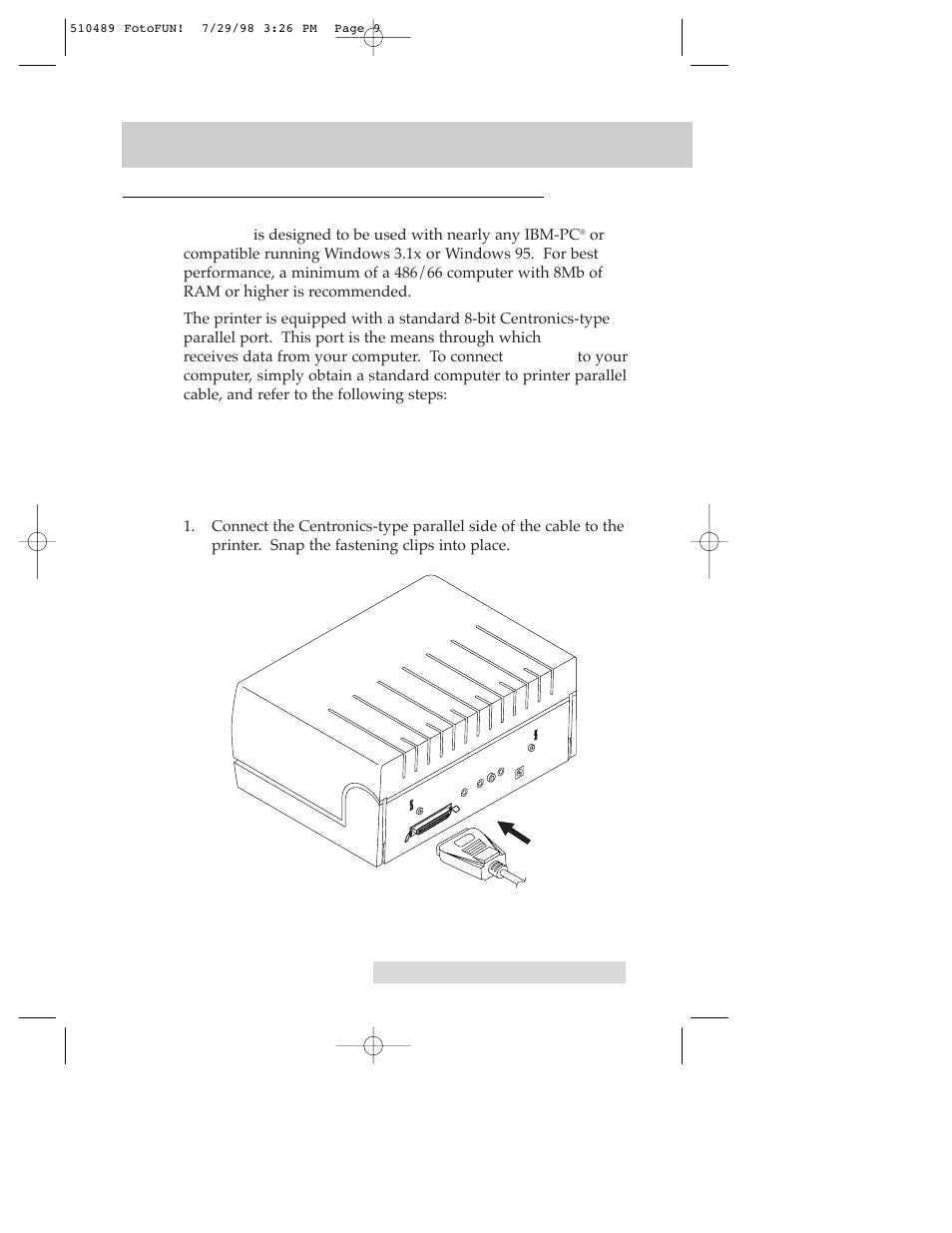FARGO electronic FOTO 970627-510489-(04) User Manual | Page 11 / 40