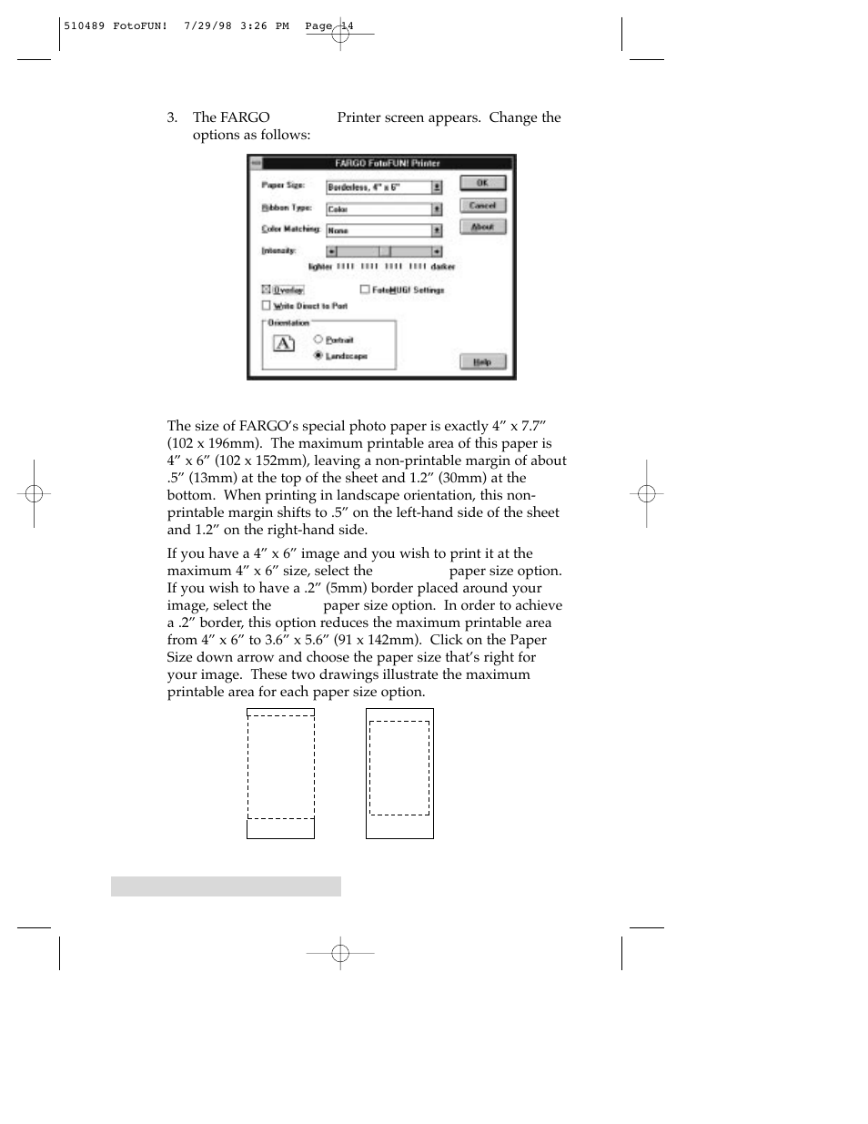 FARGO electronic FOTO 970627-510489-(04) User Manual | Page 16 / 40