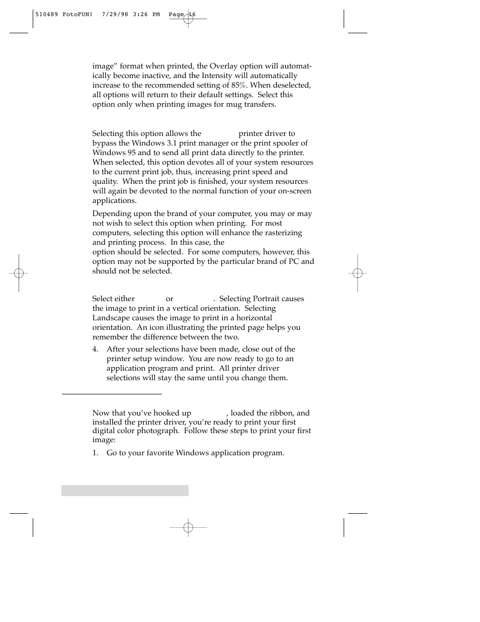 FARGO electronic FOTO 970627-510489-(04) User Manual | Page 18 / 40