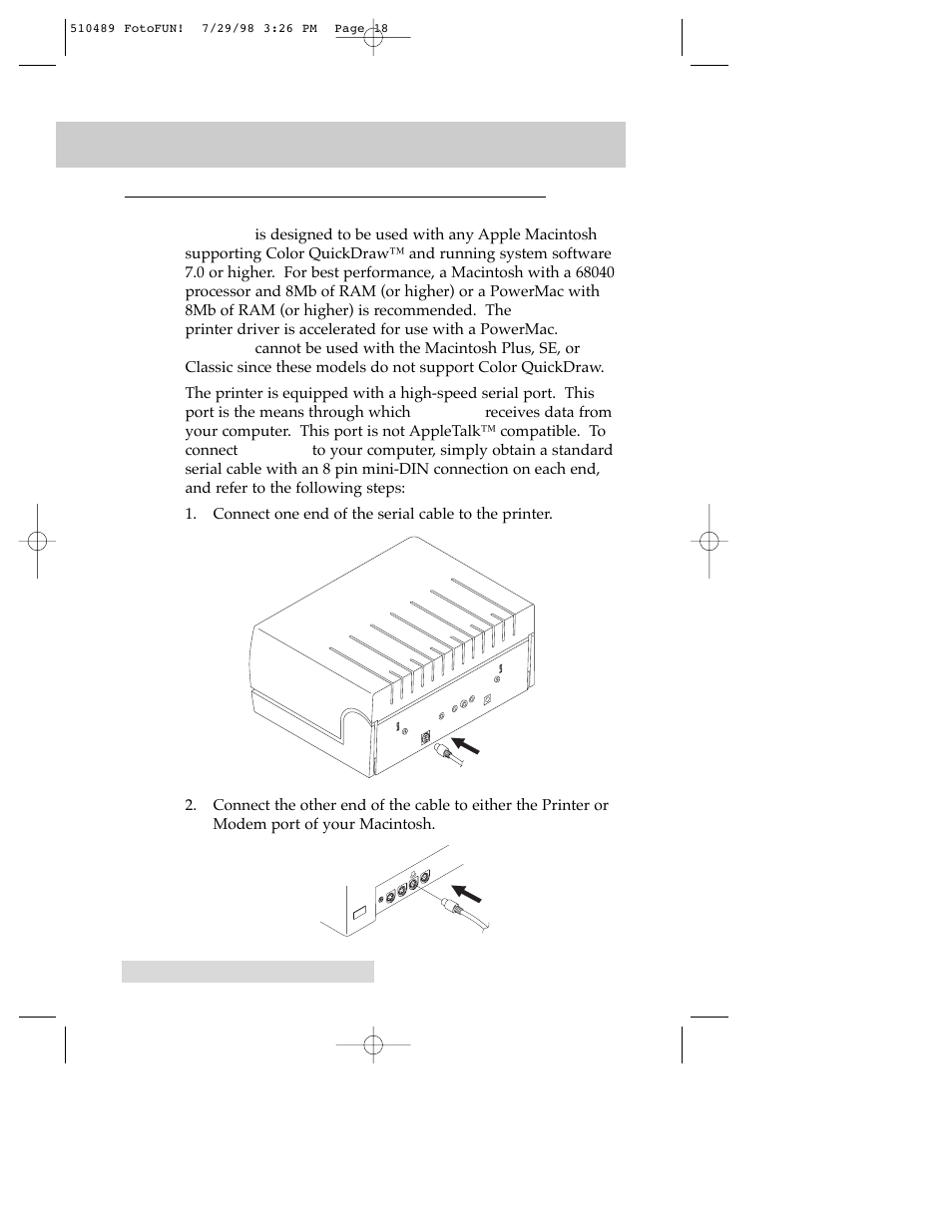 FARGO electronic FOTO 970627-510489-(04) User Manual | Page 20 / 40