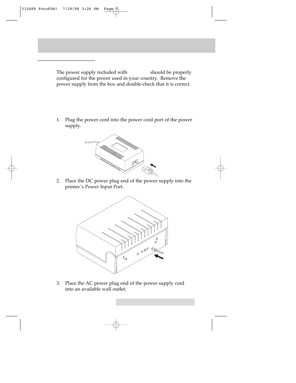 FARGO electronic FOTO 970627-510489-(04) User Manual | Page 9 / 40
