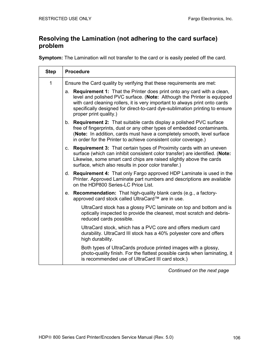 FARGO electronic HDP820 User Manual | Page 120 / 370