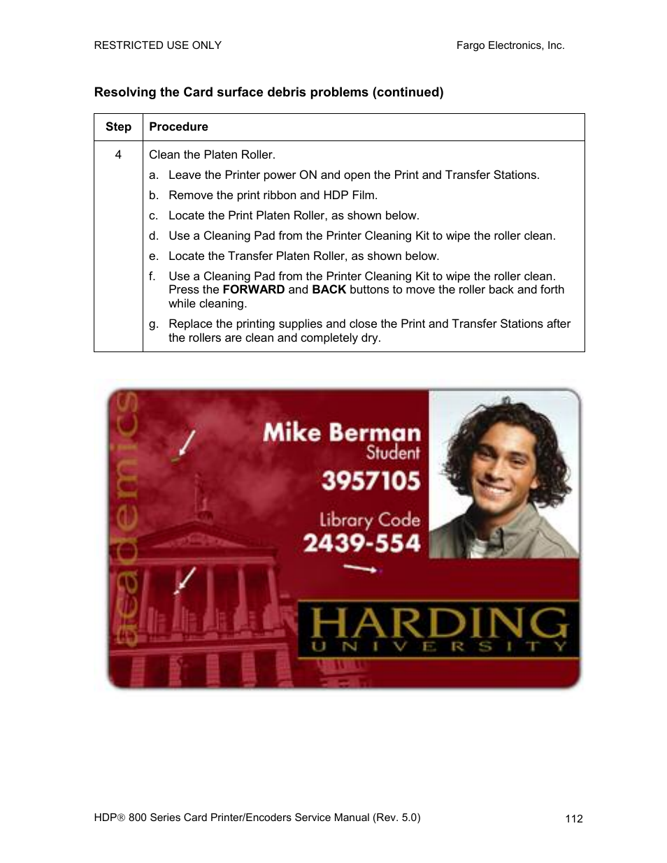 FARGO electronic HDP820 User Manual | Page 126 / 370