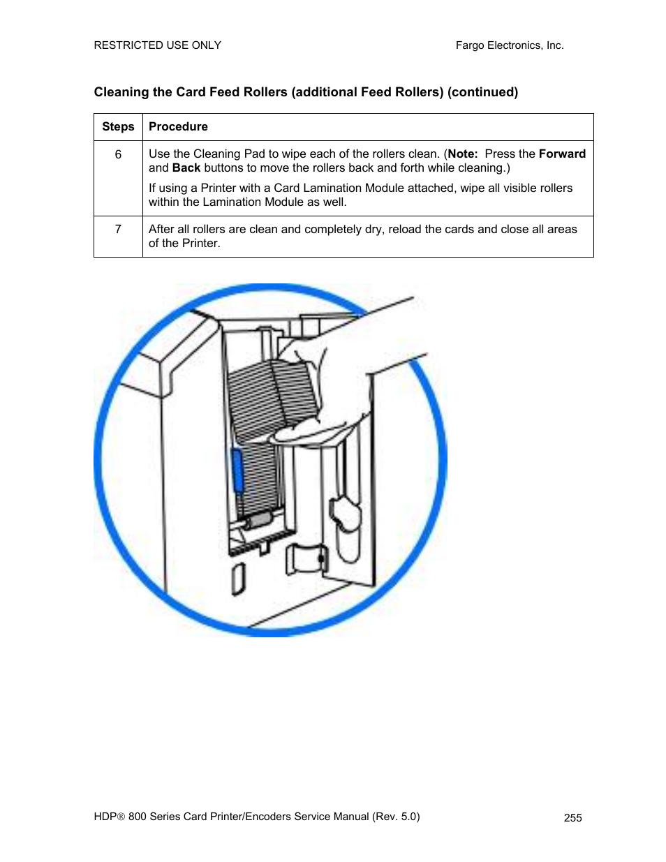 FARGO electronic HDP820 User Manual | Page 269 / 370