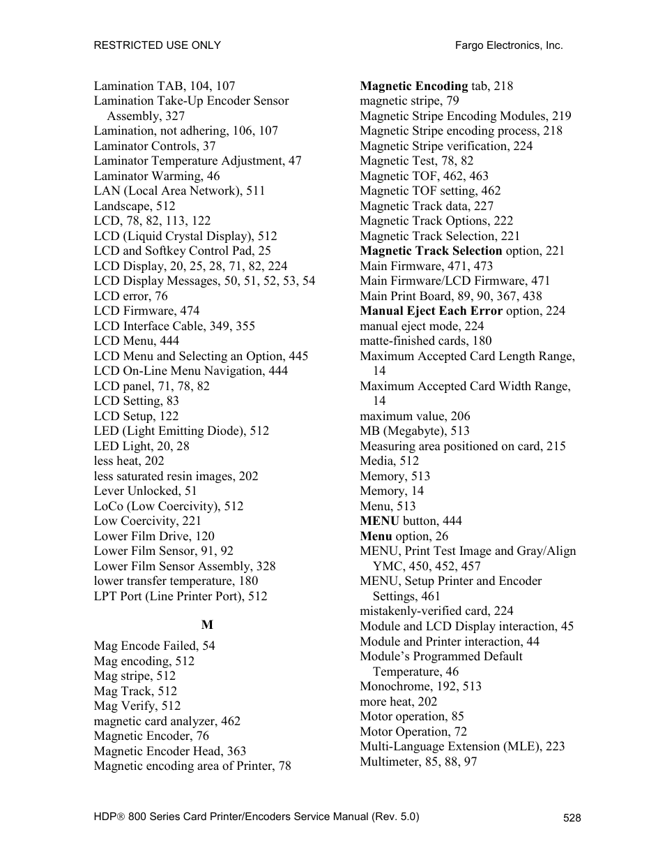 FARGO electronic HDP820 User Manual | Page 363 / 370