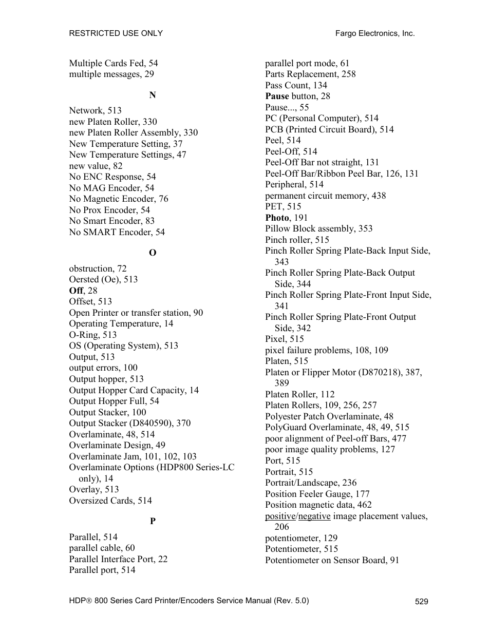 FARGO electronic HDP820 User Manual | Page 364 / 370