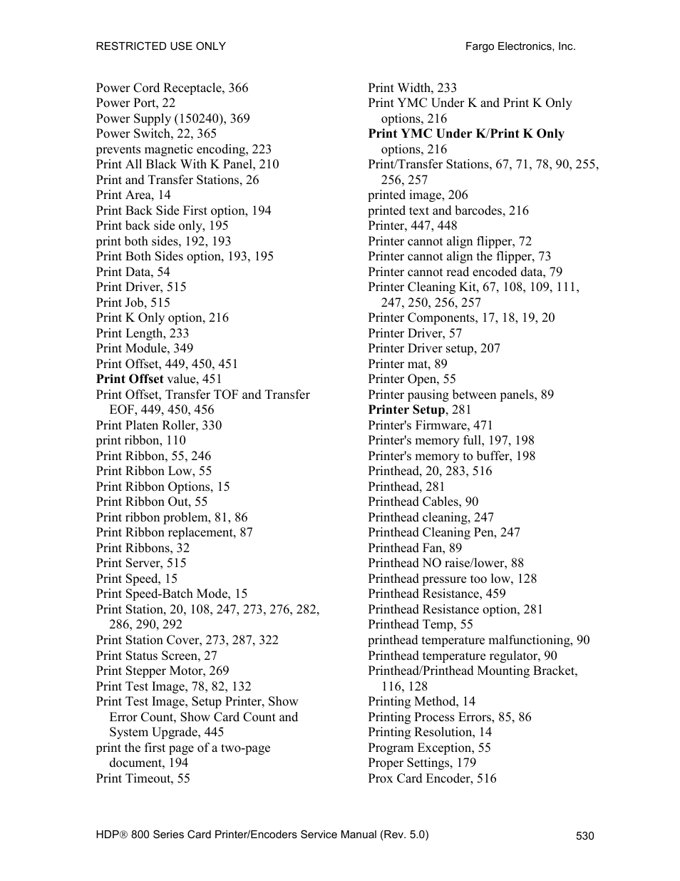 FARGO electronic HDP820 User Manual | Page 365 / 370
