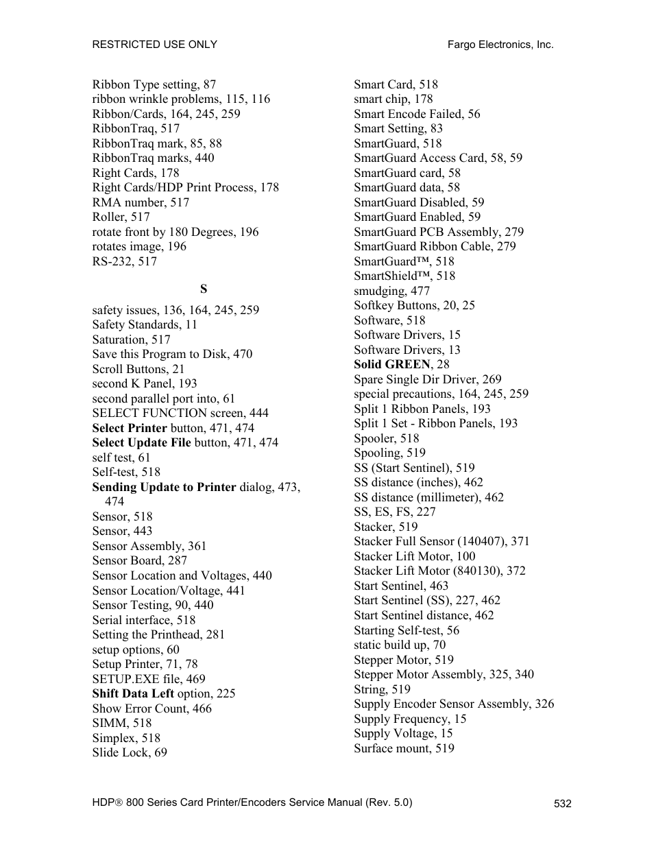 FARGO electronic HDP820 User Manual | Page 367 / 370