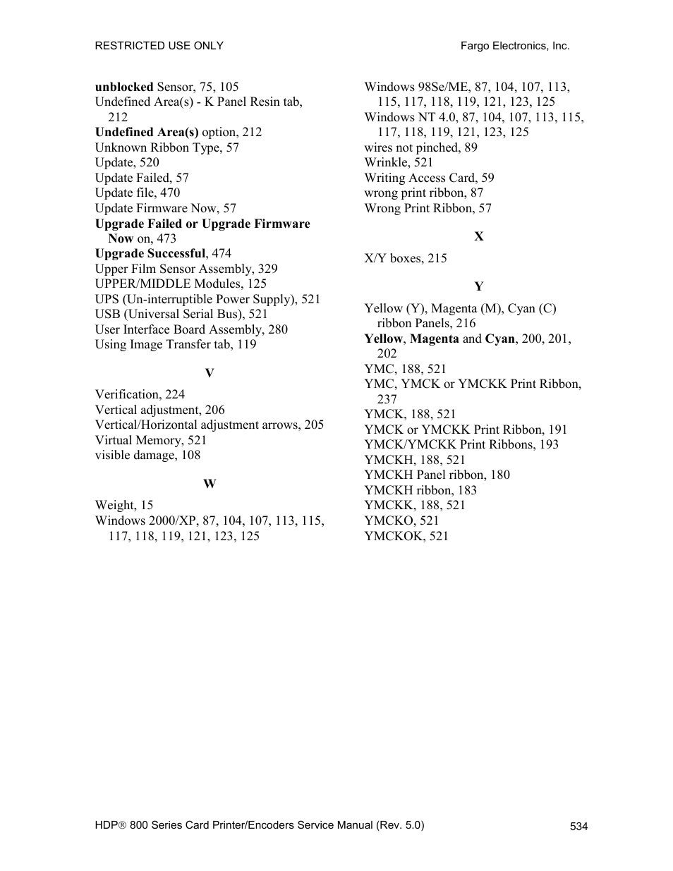 FARGO electronic HDP820 User Manual | Page 369 / 370
