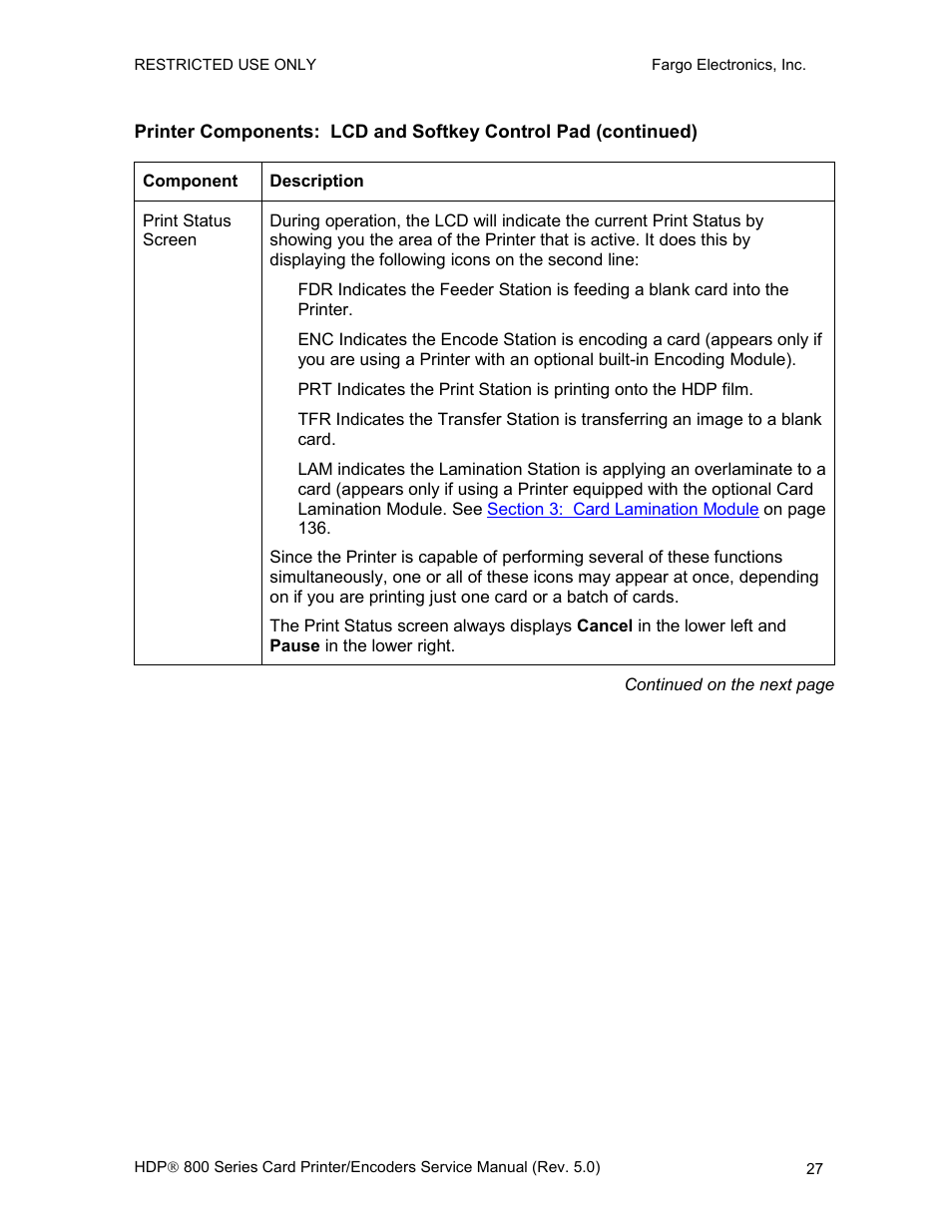 FARGO electronic HDP820 User Manual | Page 41 / 370