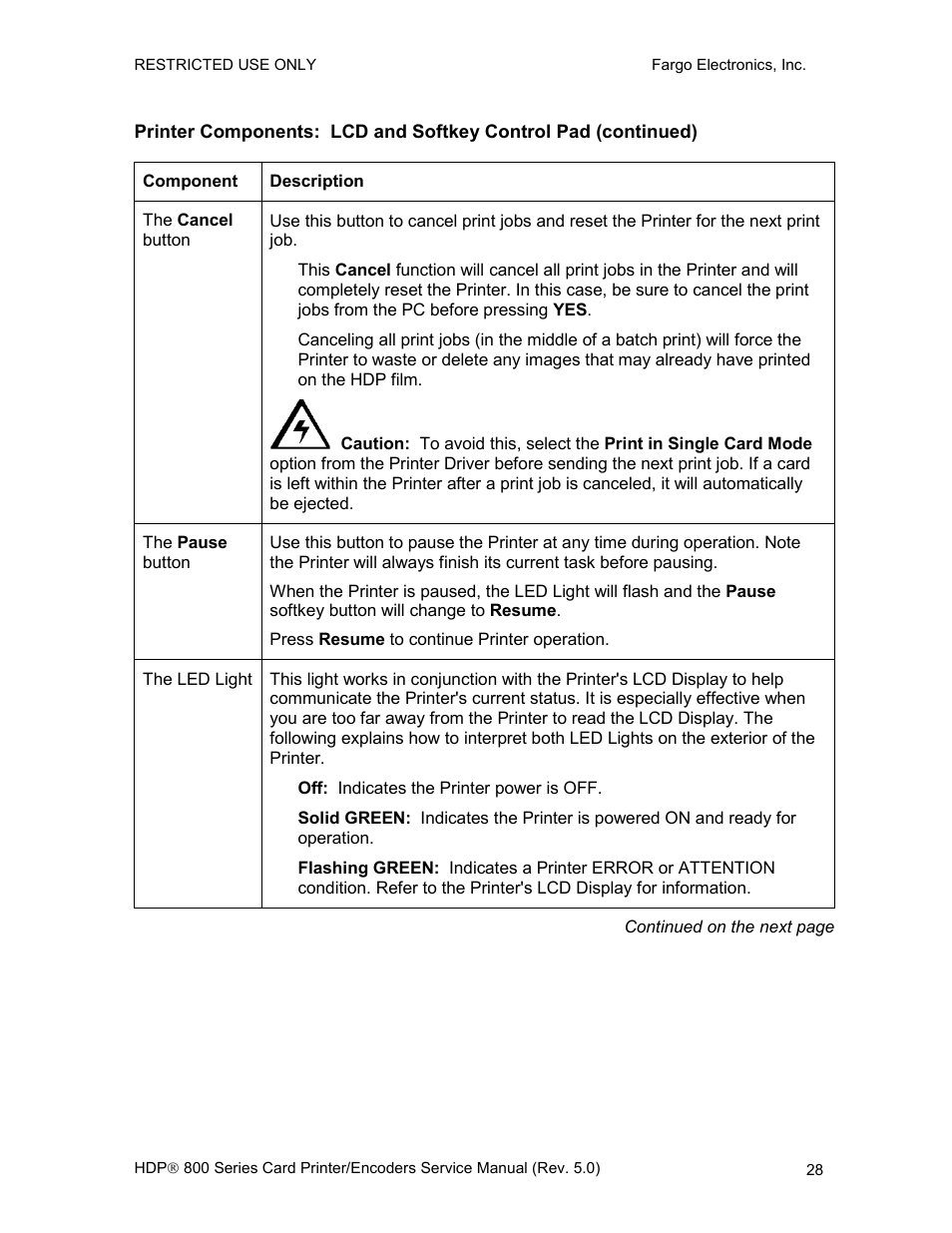 FARGO electronic HDP820 User Manual | Page 42 / 370