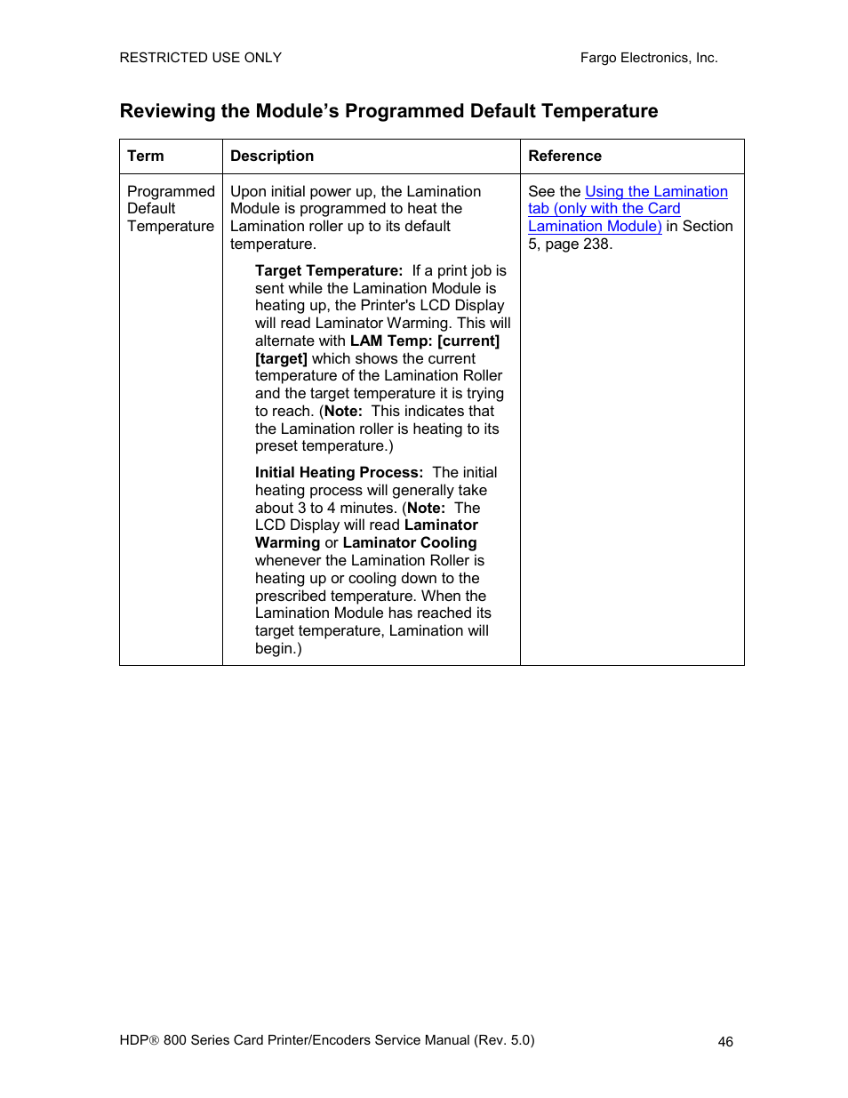 FARGO electronic HDP820 User Manual | Page 60 / 370