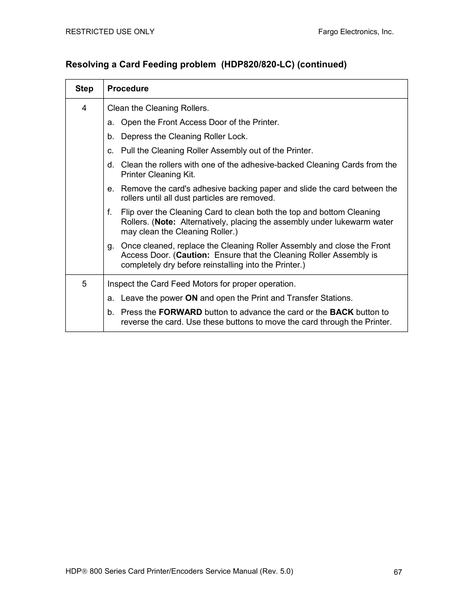 FARGO electronic HDP820 User Manual | Page 81 / 370