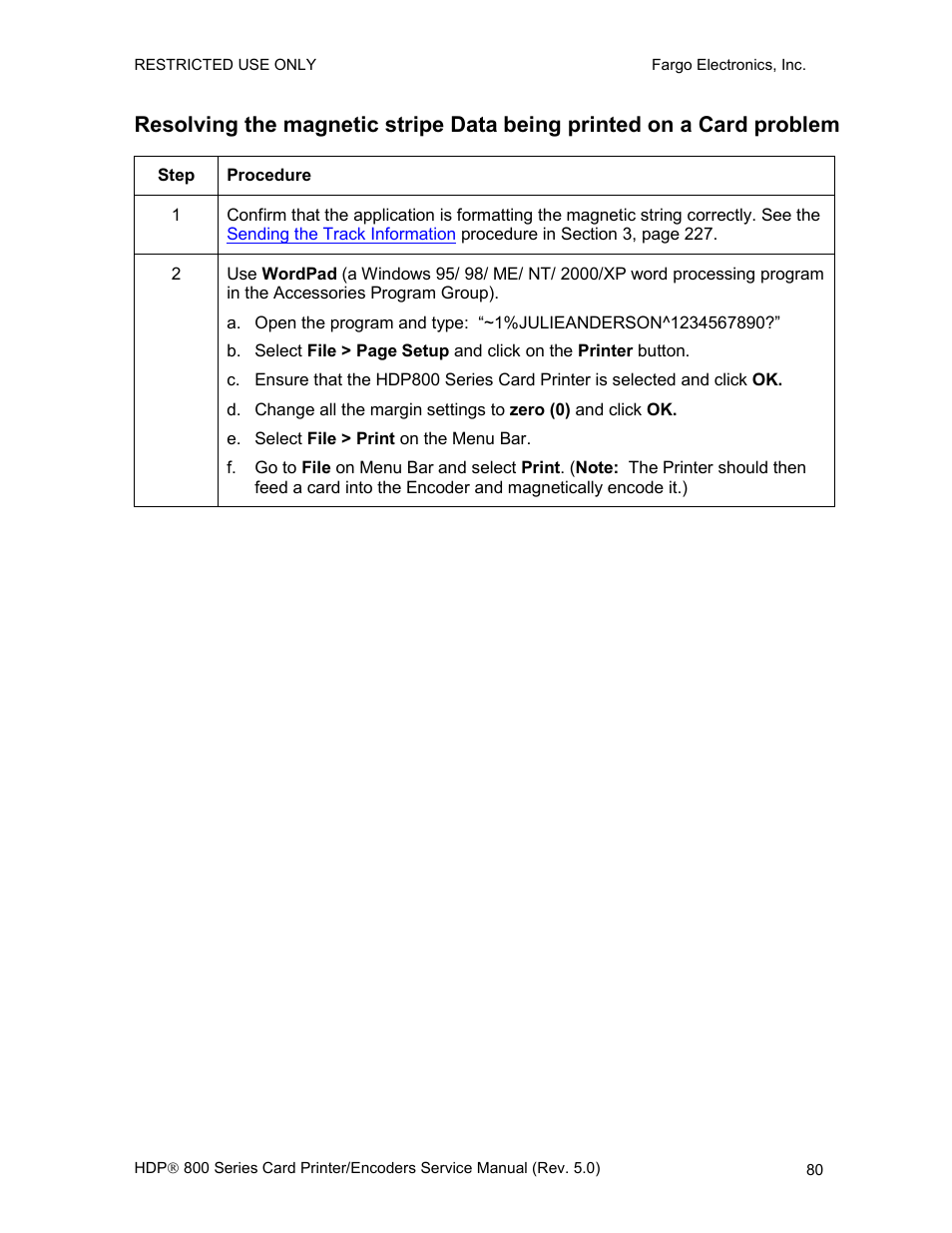 FARGO electronic HDP820 User Manual | Page 94 / 370