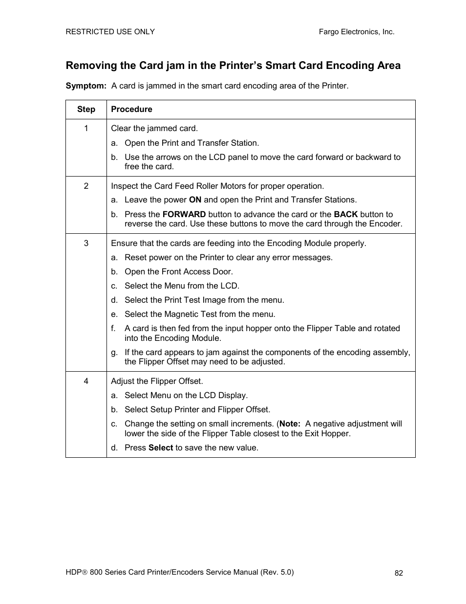 FARGO electronic HDP820 User Manual | Page 96 / 370