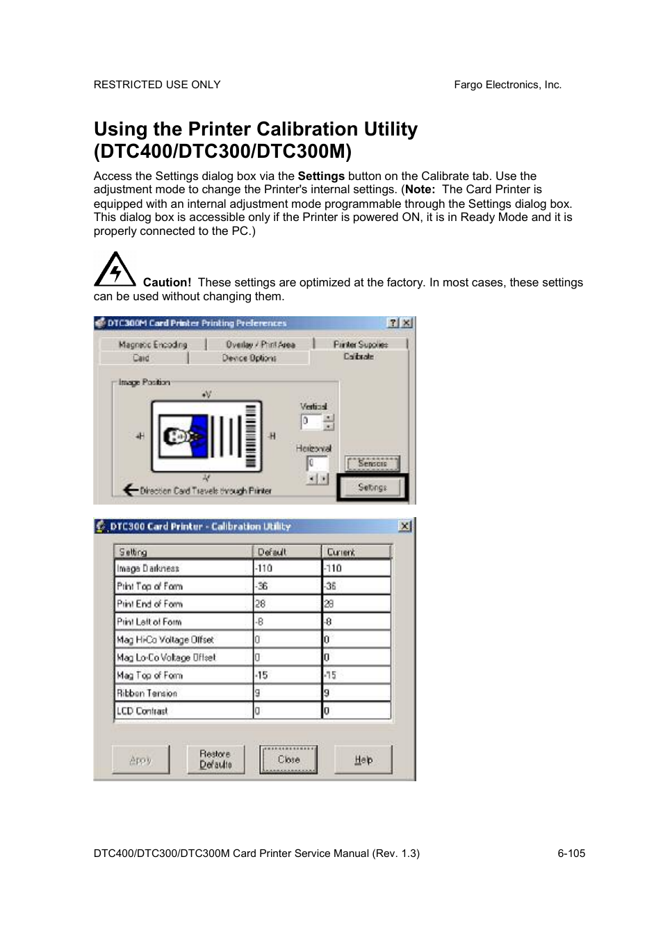 FARGO electronic DTC300 User Manual | Page 234 / 446