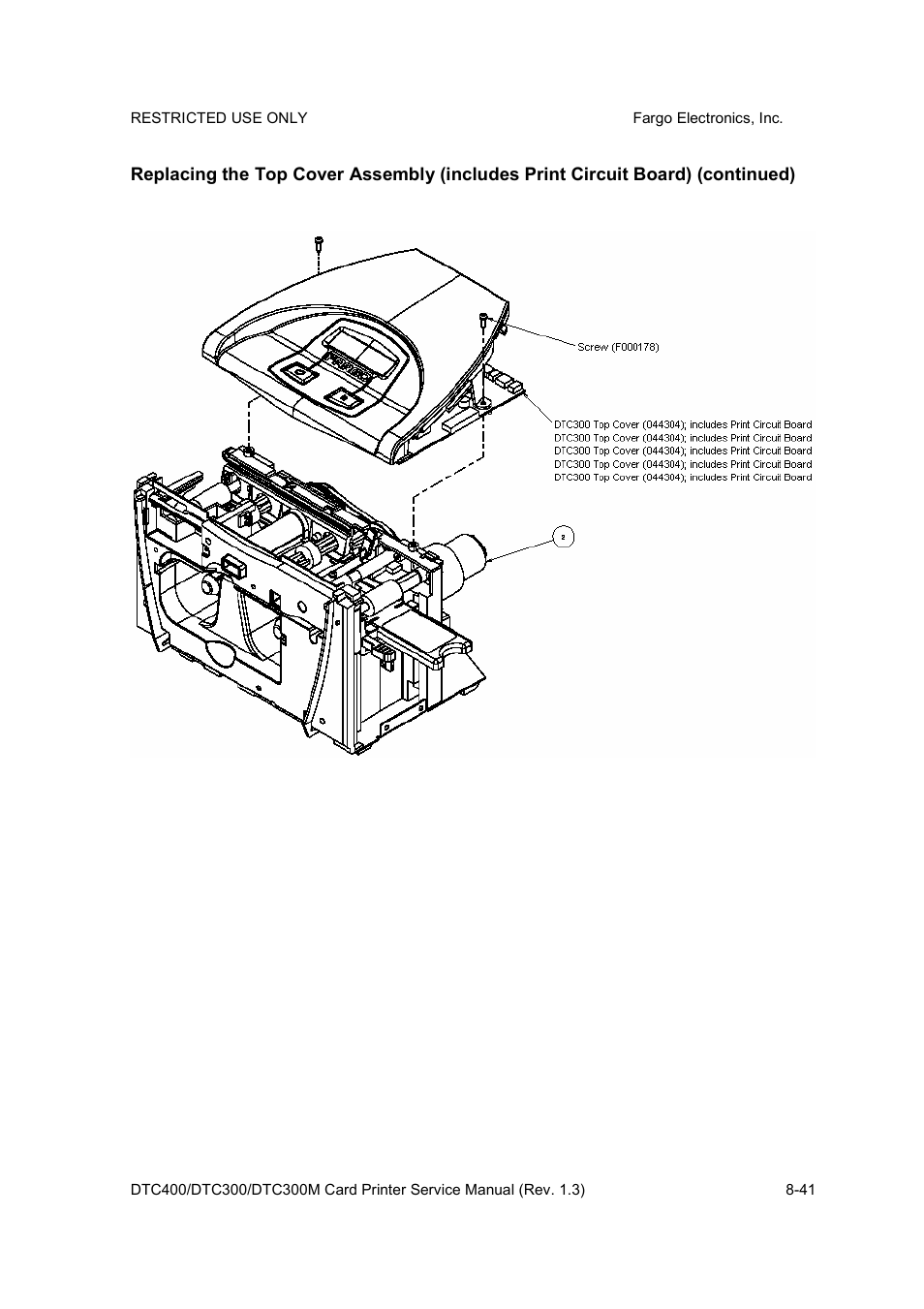 FARGO electronic DTC300 User Manual | Page 295 / 446