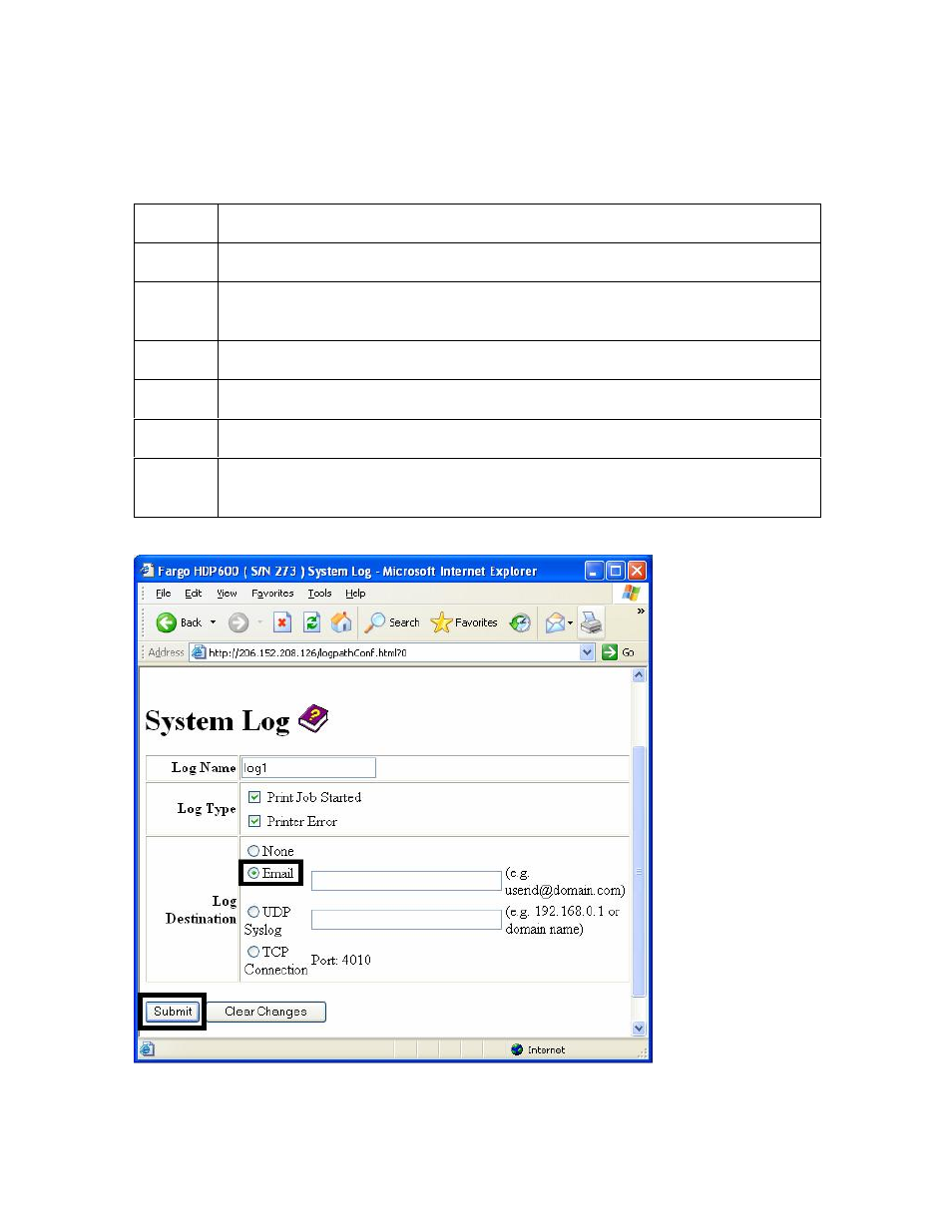 Setting up email event logging -35, Setting up email event logging | FARGO electronic HDP600 User Manual | Page 173 / 371