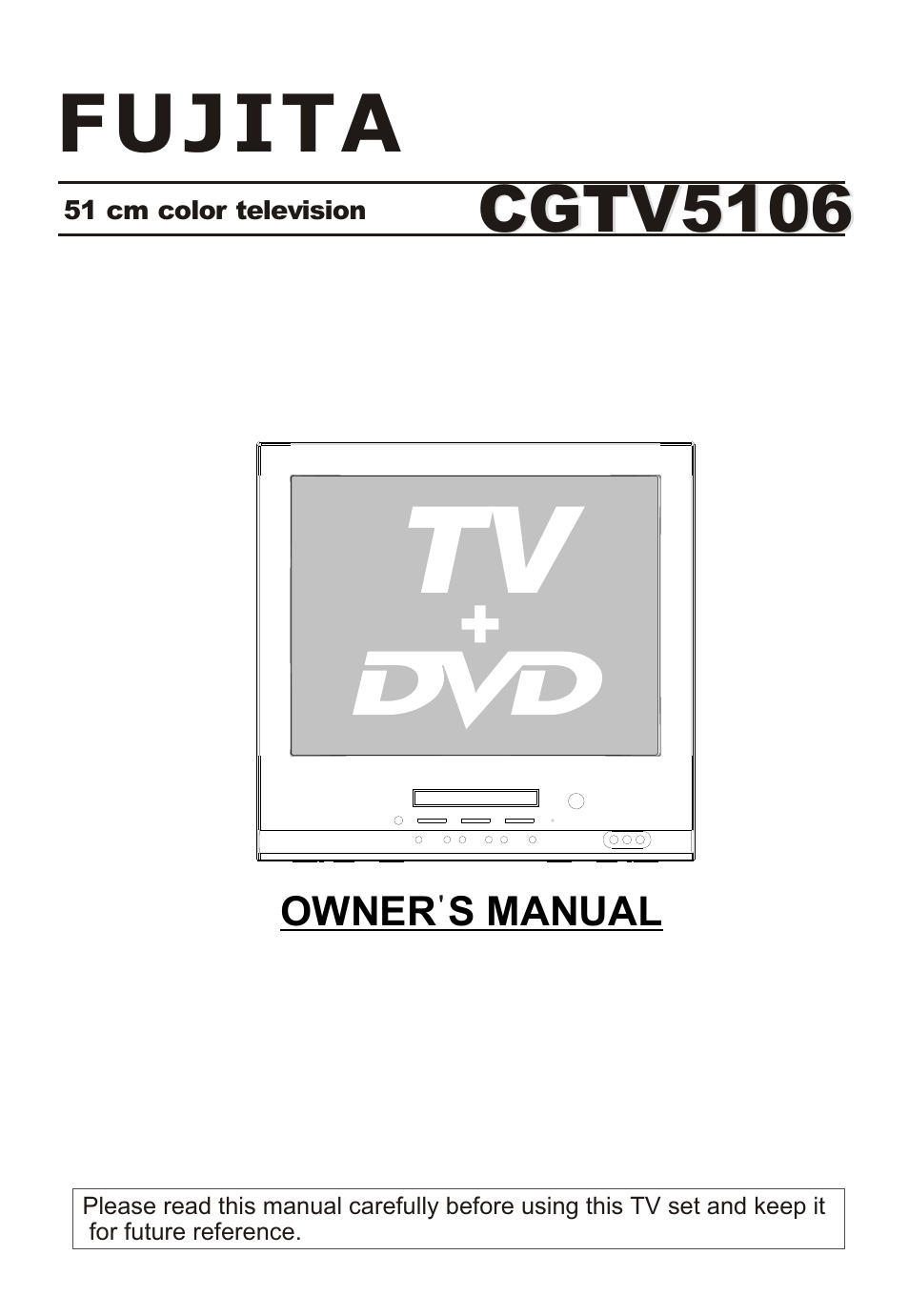 Fujita Cameras CGTV510651 User Manual | 36 pages