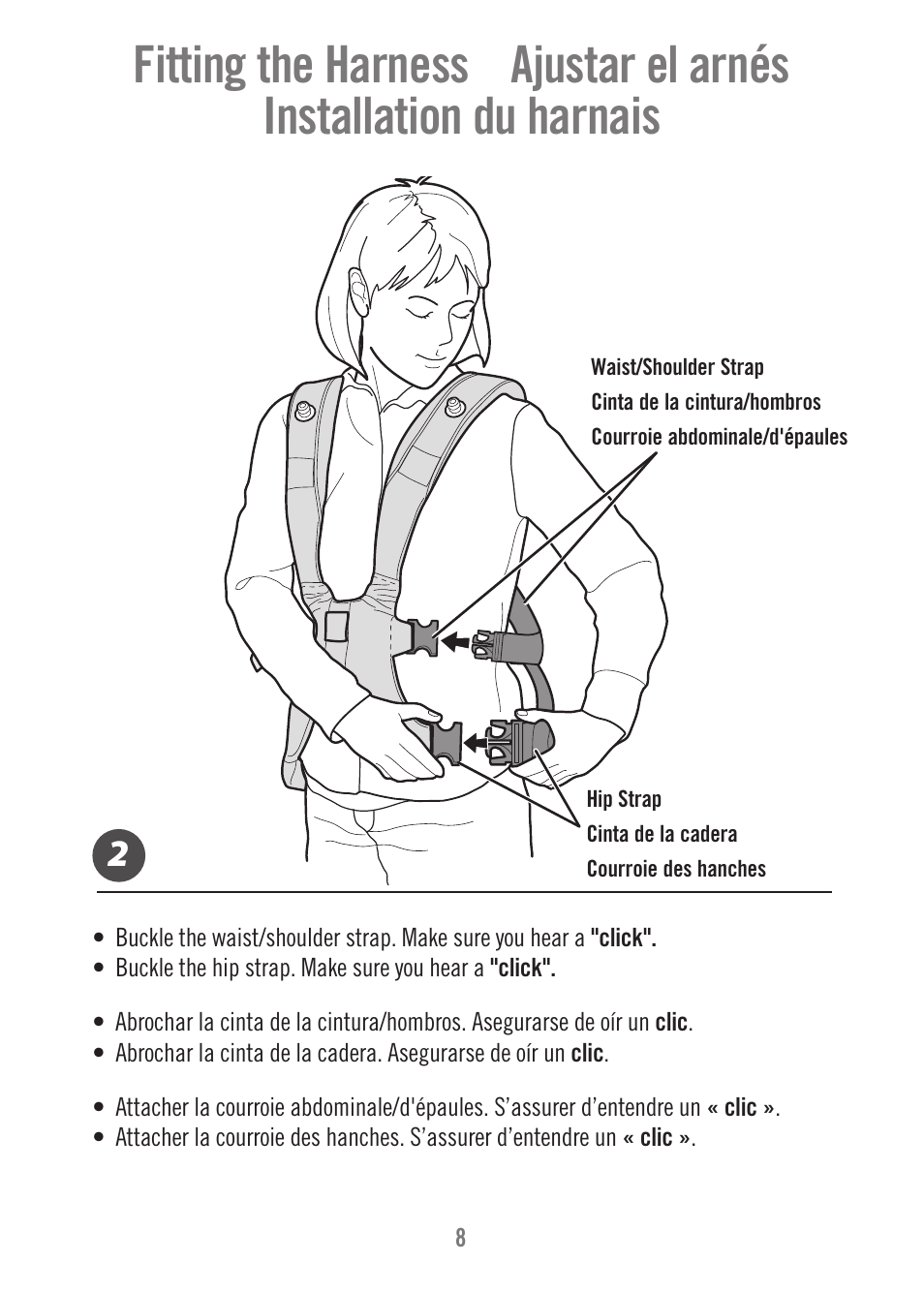 Fisher-Price FALL HAZARD M1351 User Manual | Page 8 / 40