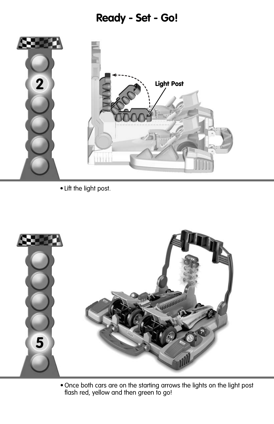 Ready - set - go | Fisher-Price N0246 User Manual | Page 3 / 6