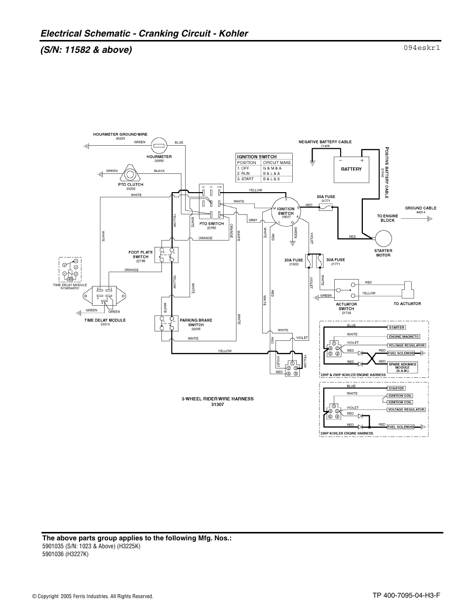 Ferris Industries 5900227 User Manual | Page 61 / 66