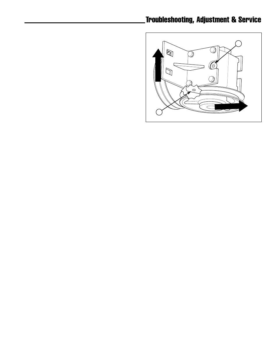 Troubleshooting, adjustment & service, Gearbox maintenance | Ferris Industries IS4000Z/KAV27 User Manual | Page 35 / 46