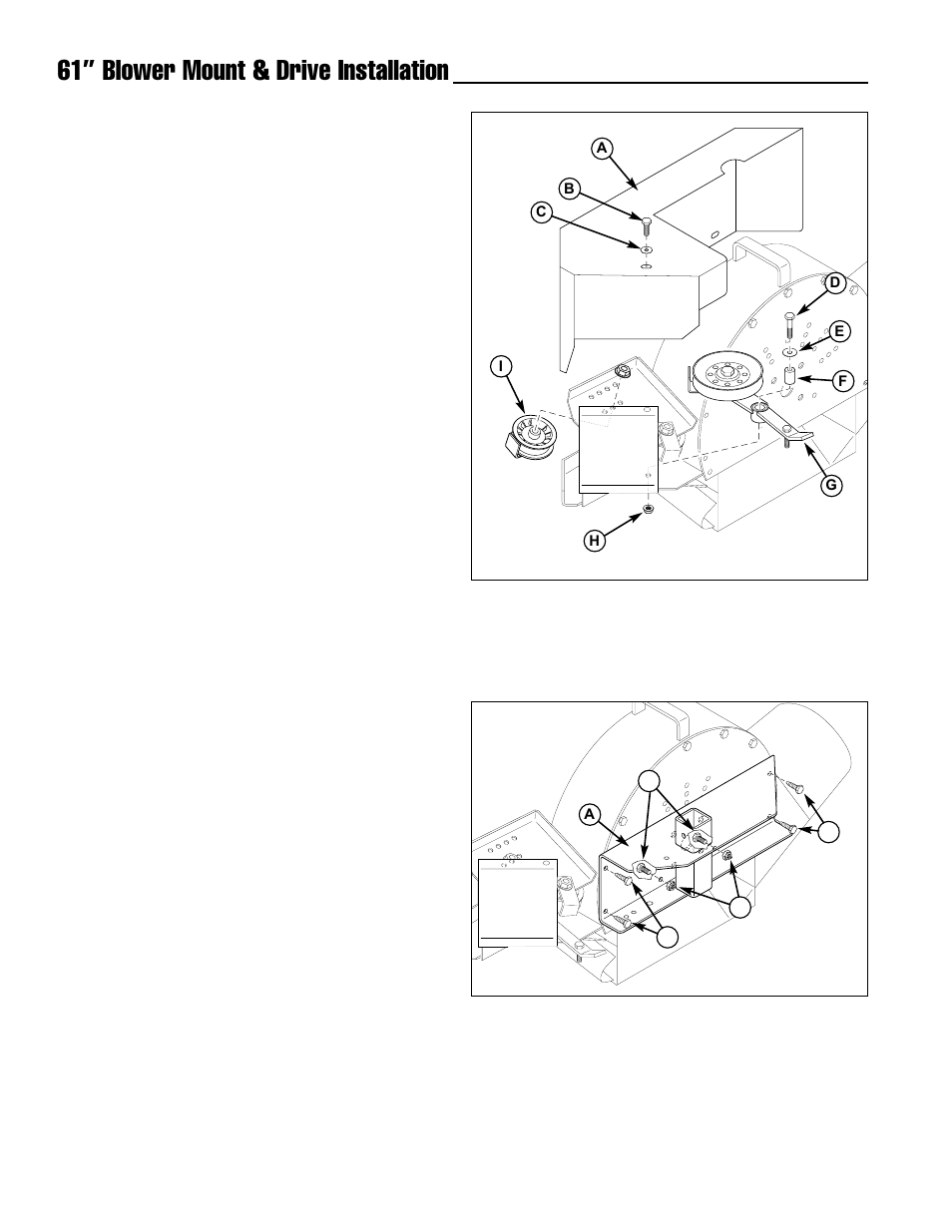 61” blower mount & drive installation | Ferris Industries 1000z Series User Manual | Page 14 / 19