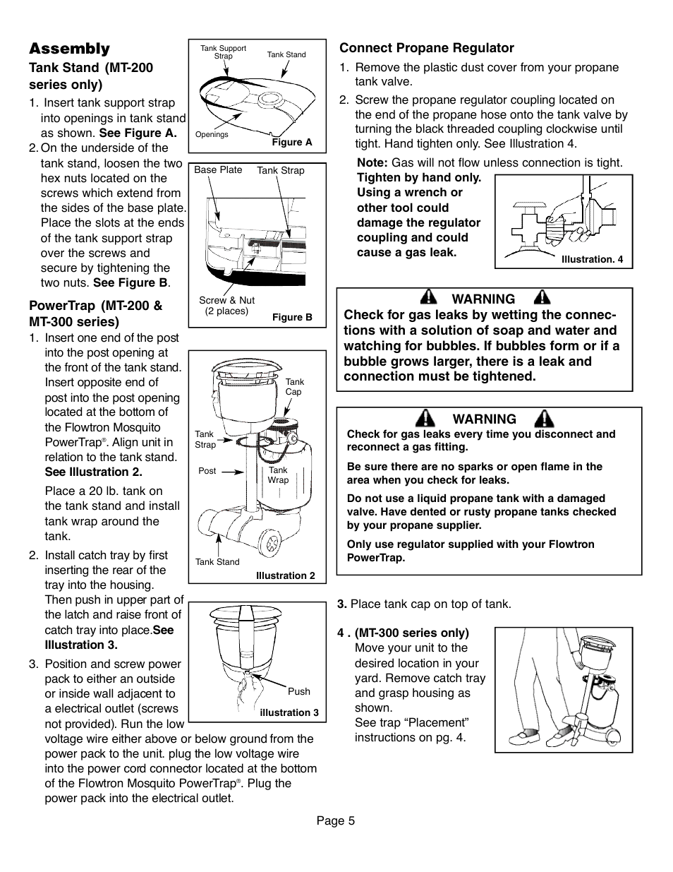 Assembly | Flowtron Outdoor Products Mosquito PowerTrap MT-200 Series User Manual | Page 5 / 8
