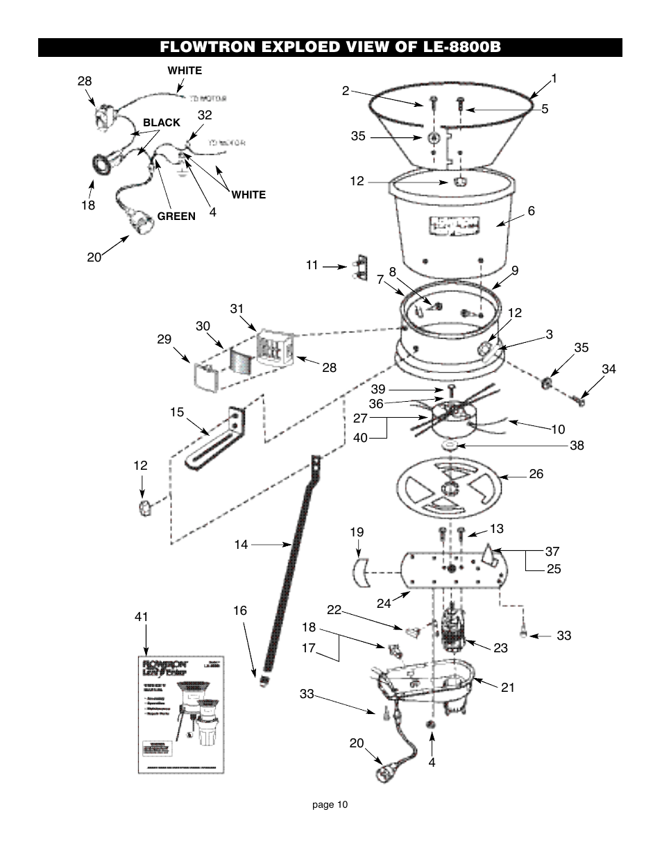 Flowtron Outdoor Products LE-800B User Manual | Page 10 / 12