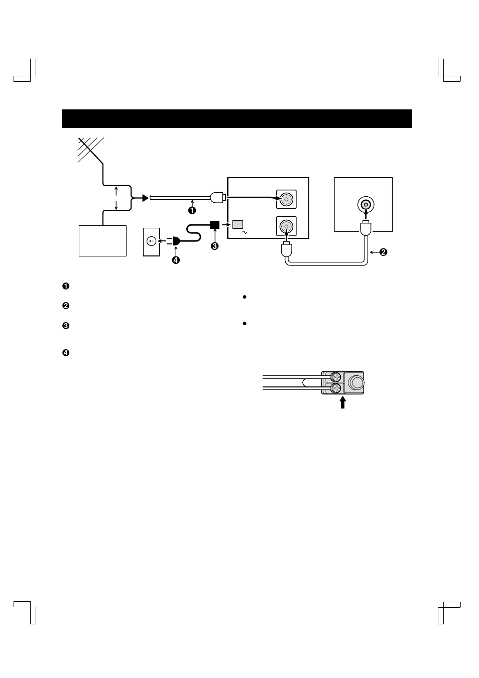 Basic antenna/cable connections | Fisher FVH-E420 User Manual | Page 10 / 38