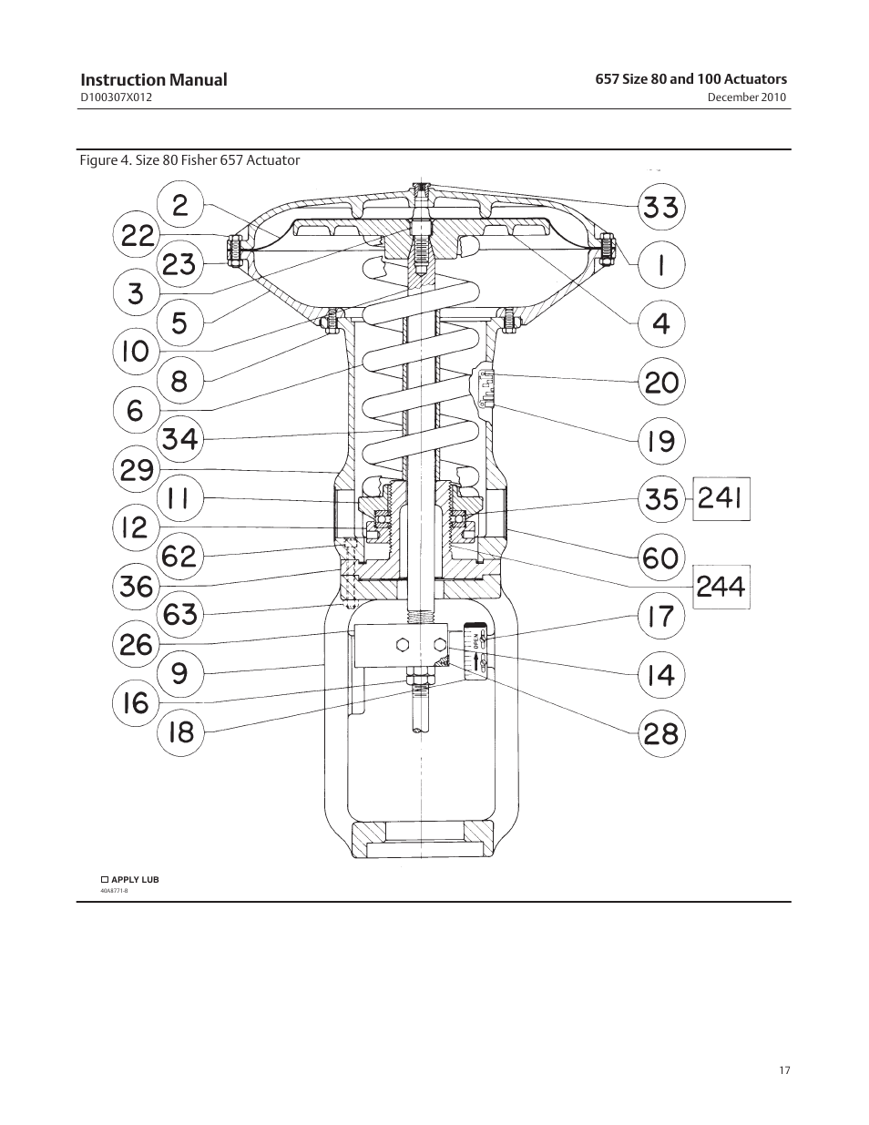 Instruction manual | Fisher 657 User Manual | Page 17 / 24