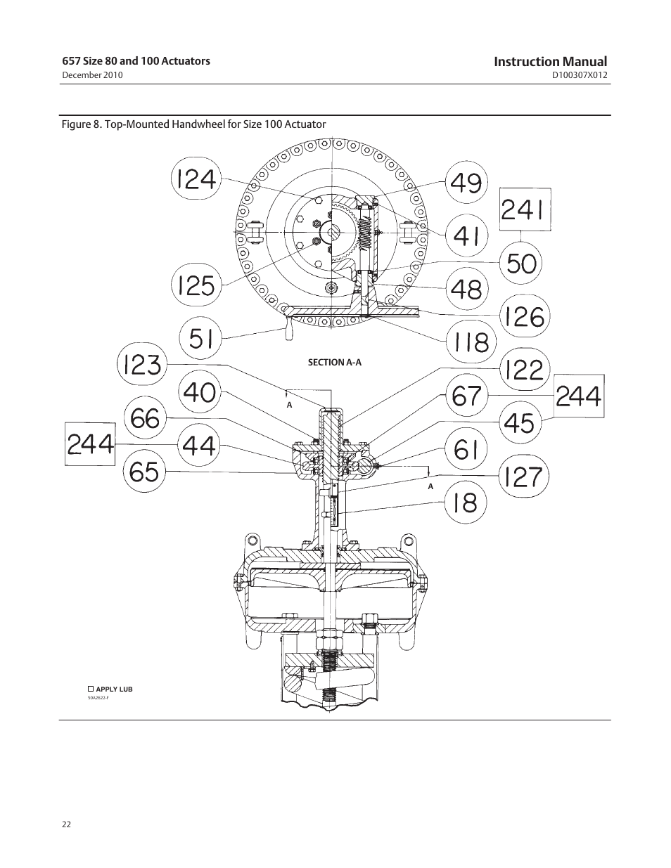 Instruction manual | Fisher 657 User Manual | Page 22 / 24